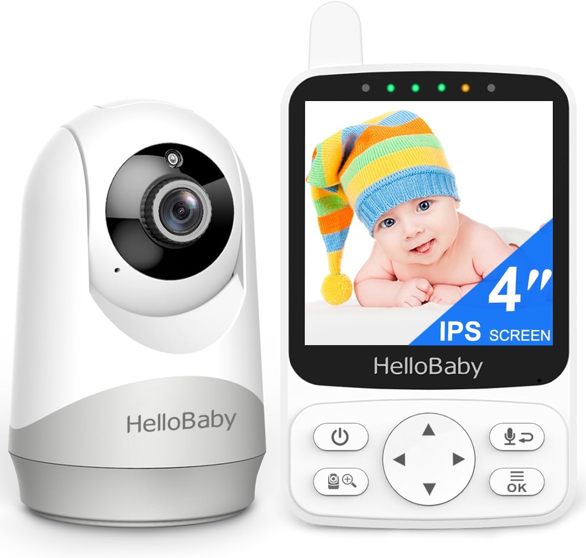 No WiFi Baby Monitor with Voice-Activated Night Vision